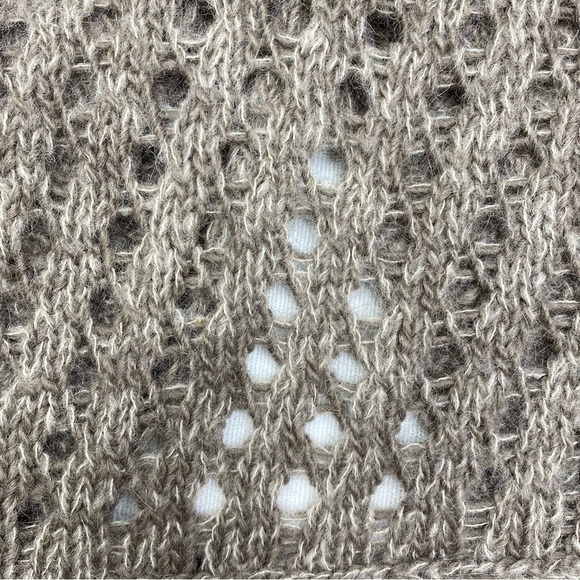 Anthropologie Sleeping On Snow Cropped Cardigan Medium - Picture 8 of 12